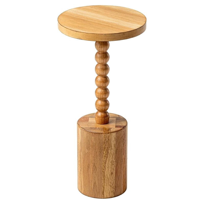COZAYH Farmhouse Pedestal End Table