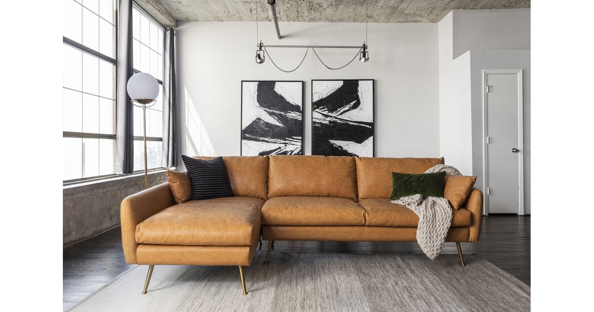 A Leather Sectional Albany Park Park Sectional Sofa The Bestselling