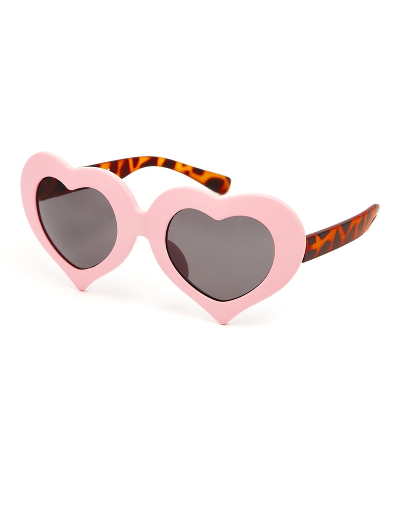 river island heart sunglasses