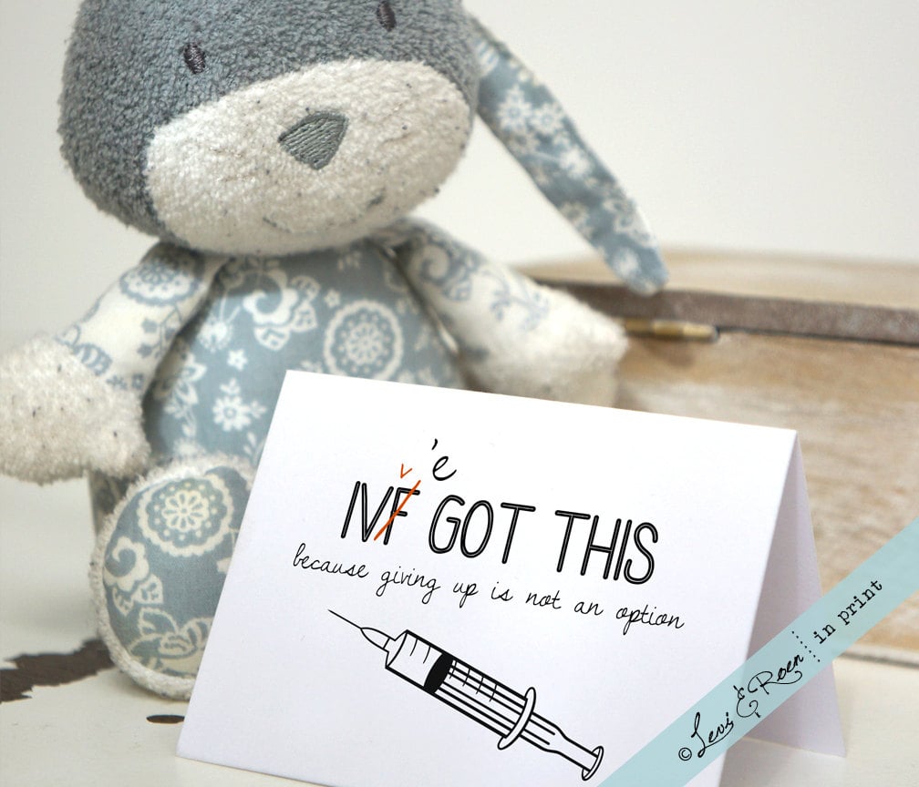 IVF I've Got This Infertility Encouragement and Support Card