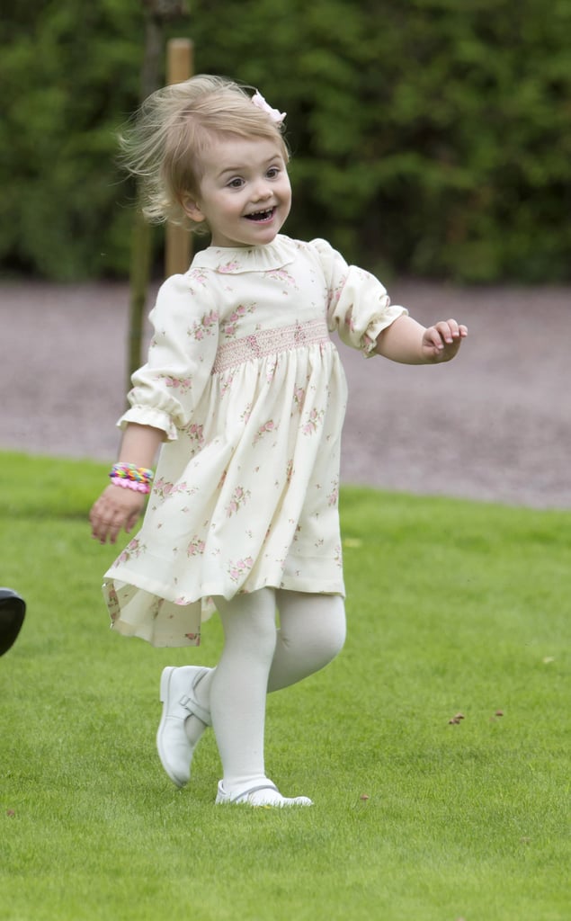 Princess Estelle at Her Crown Princess Victoria's 37th Birthday Party