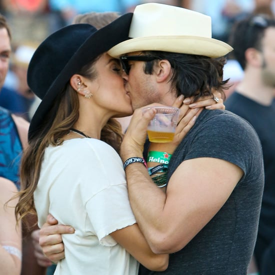 Ian Somerhalder and Nikki Reed Kiss at Coachella | Pictures