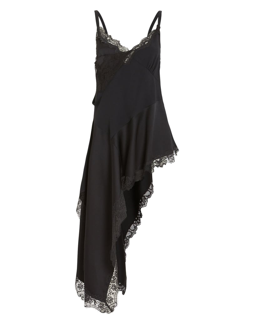 Monse Satin Asymmetric Négligée Lace Camisole
