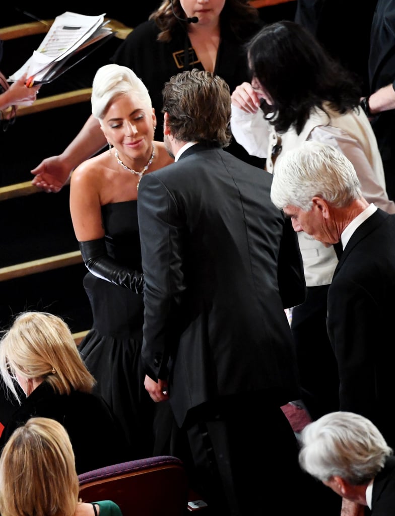 Pictured: Bradley Cooper, Lady Gaga, and Sam Elliott