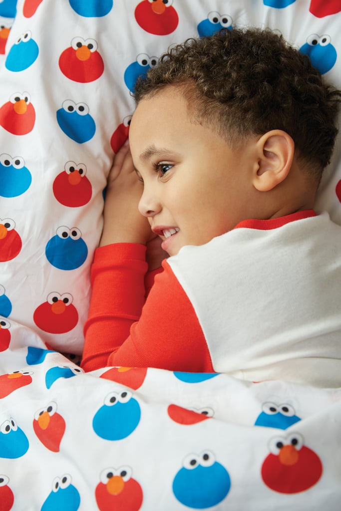 Elmo and Cookie Monster Organic Twin Sheet Set ($63, originally $79)