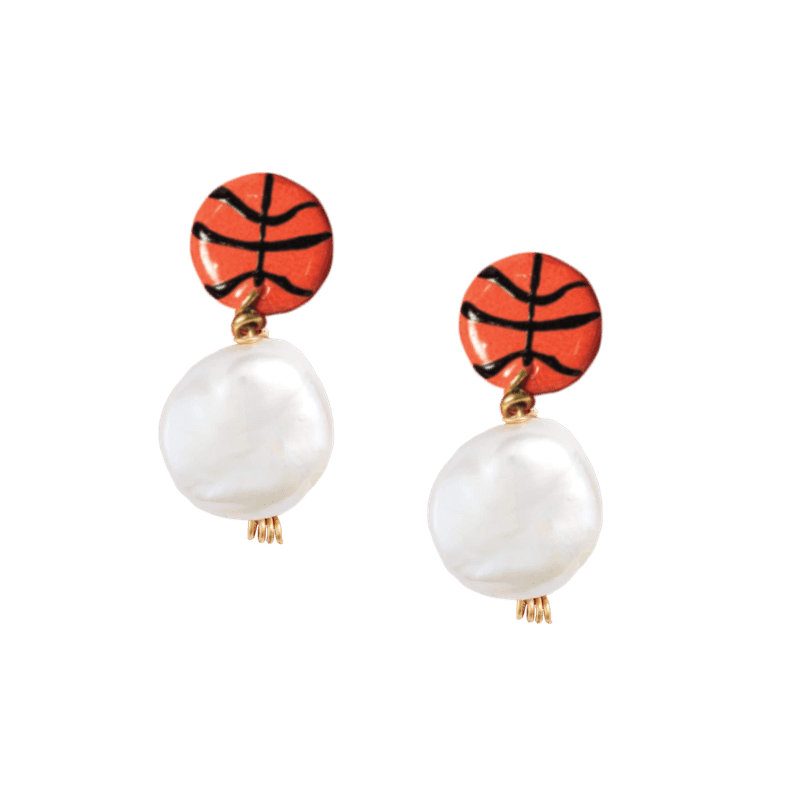 Susan Alexandra Basketball Earrings