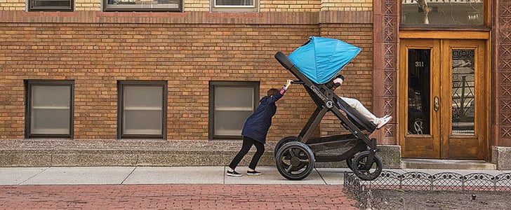 Giant Adult-Size Stroller Lets Parents Test Out For Babies