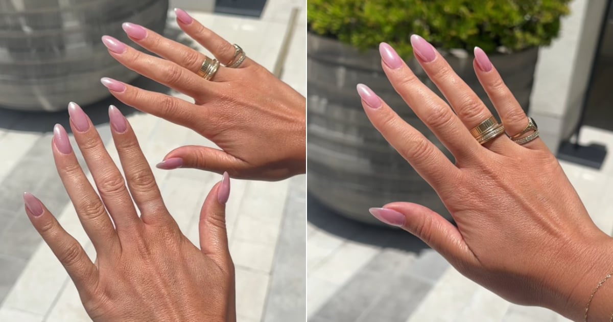 I Tried Hailey Bieber’s Pink Jelly Glaze Nails With Tips From Her Manicurist