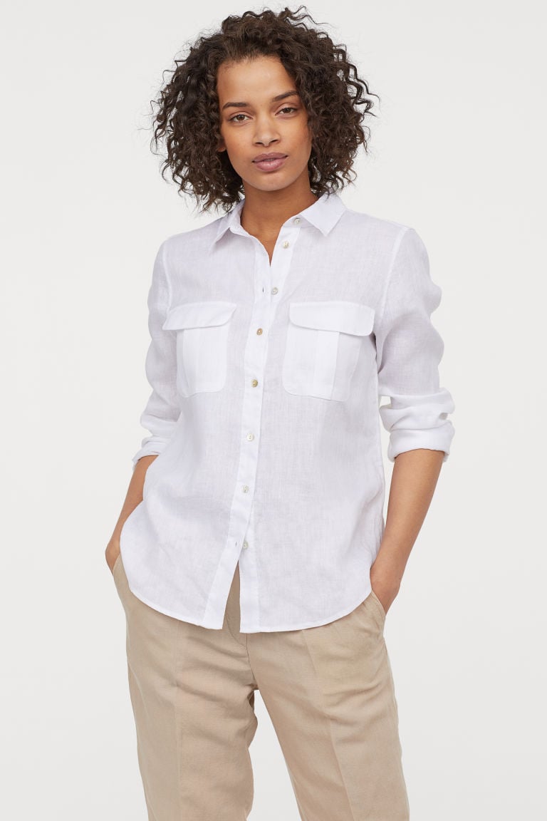 H&M Linen Blouse