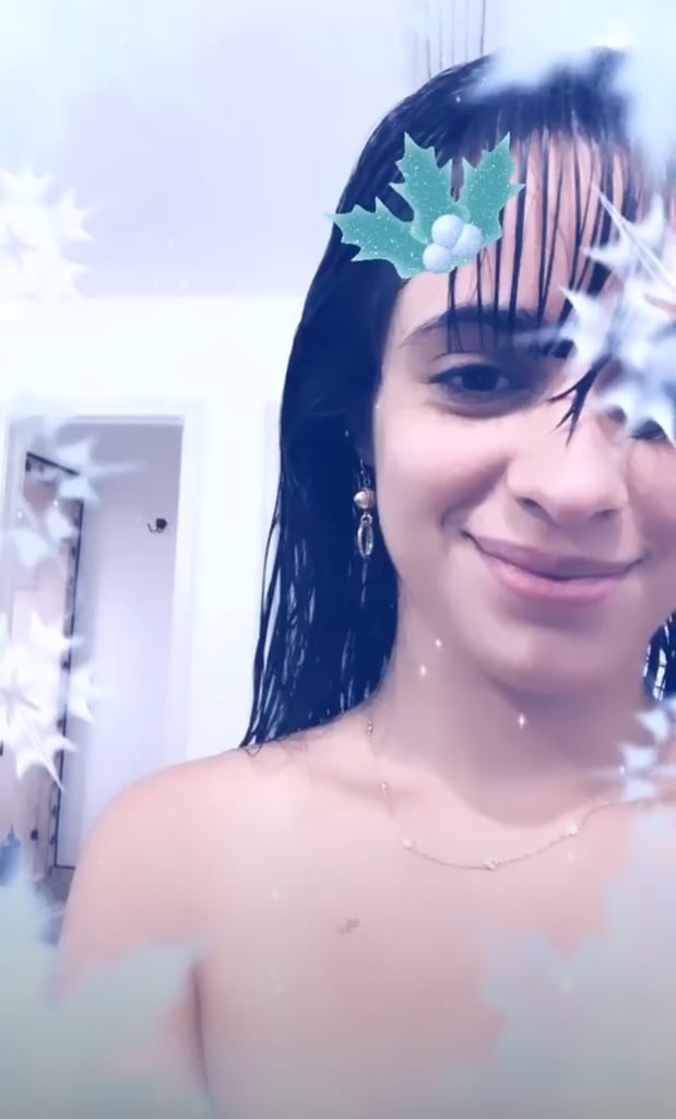 "Not great," she said with a smirk after the first snips. "She already f*cked it up. I told her my bangs are short, longer, longer, longer," she said, alluding to the curtain-like shape of her usual bangs.