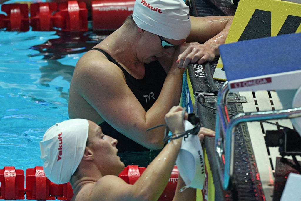 Katie Ledecky After an 800m Heat