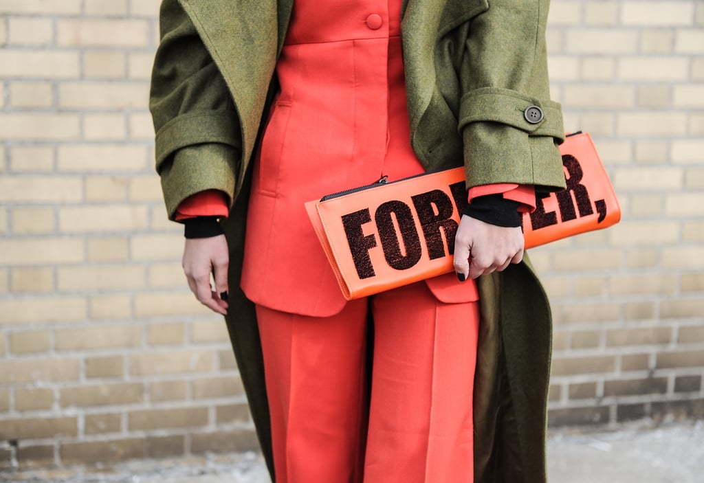 Word Clutches Street Style Trend