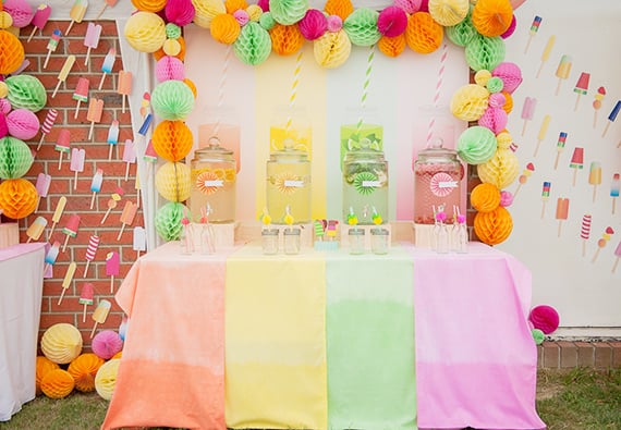 Popsicle-Themed Birthday Party