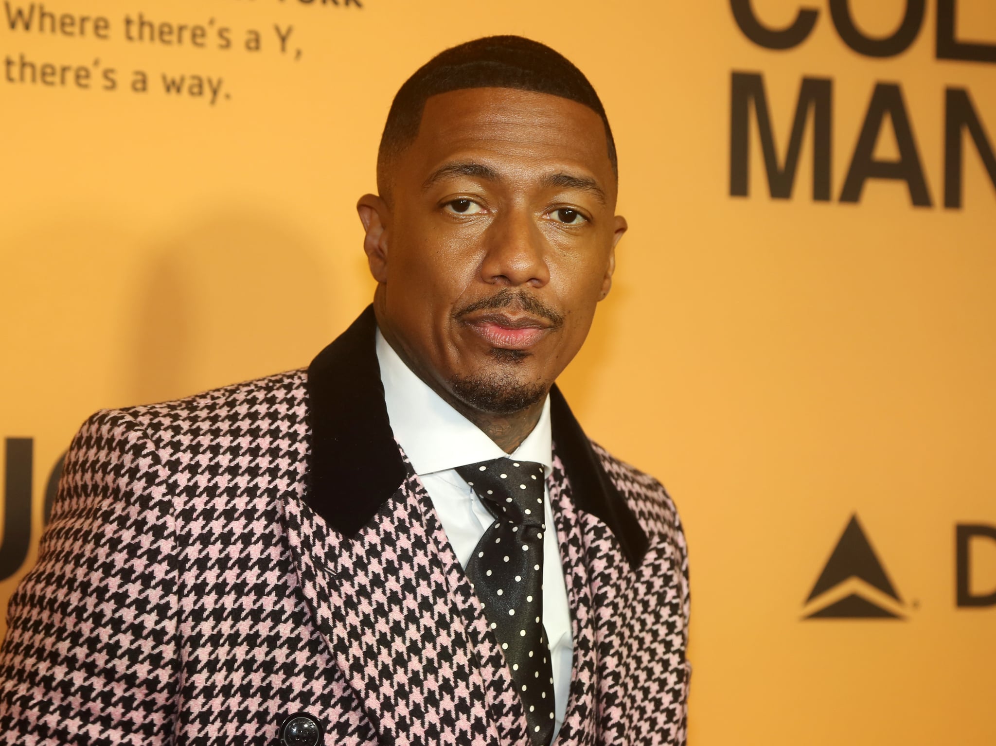 Nick Cannon poses at the opening night of the new play