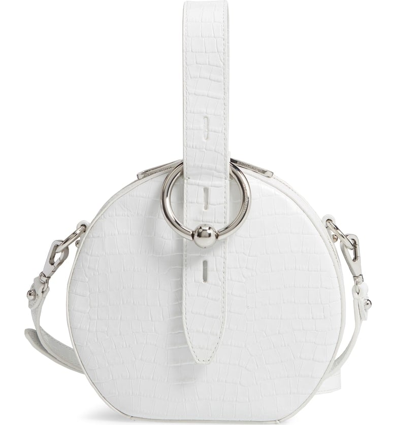 Rebecca Minkoff Kate Embossed Leather Circle Bag