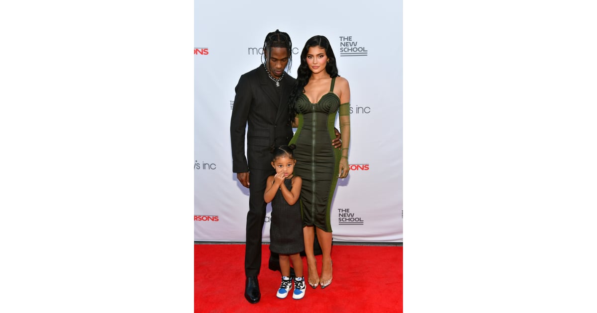Kylie Jenner, Travis Scott Bring Stormi to Parsons Benefit ...