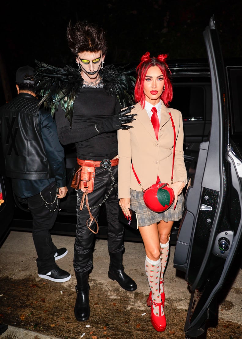 Megan Fox and MGK at Vas Morgan and Michael Braun's Halloween Party, October 2023