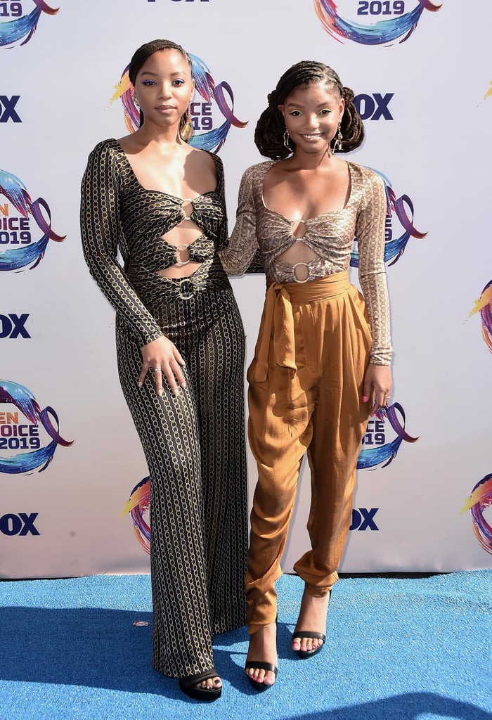 Chloe x Halle Wearing Jonathan Simkhai at the 2019 Teen Choice Awards