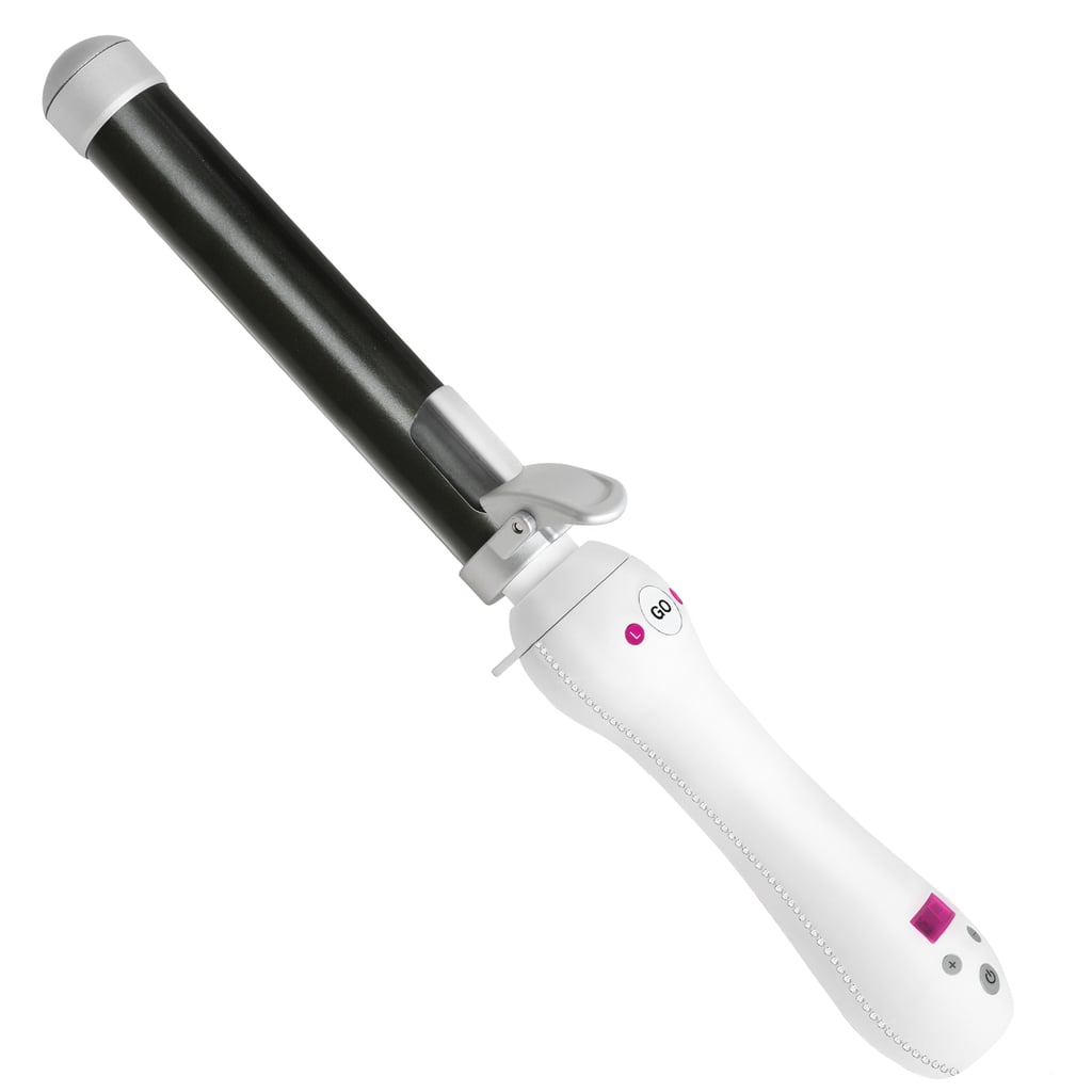 "This is the iron used backstage at the Victoria’s Secret Fashion Show, and it creates beautiful waves on any hair type and texture. We partnered with Swarovski to design the iron specifically for the Victoria’s Secret Angels, and it’s amazing that you can use the same tool right at home!"  
 Beachwaver Pro Swarovski Limited Edition ($250)
