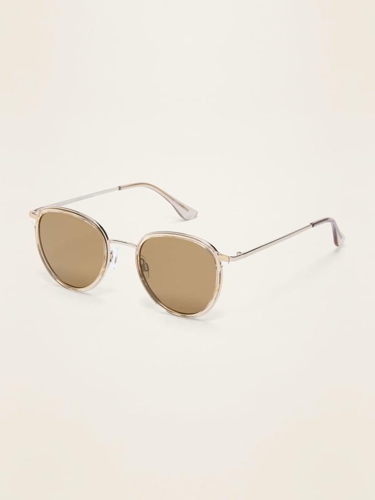Old Navy Round Clear-Frame Sunglasses