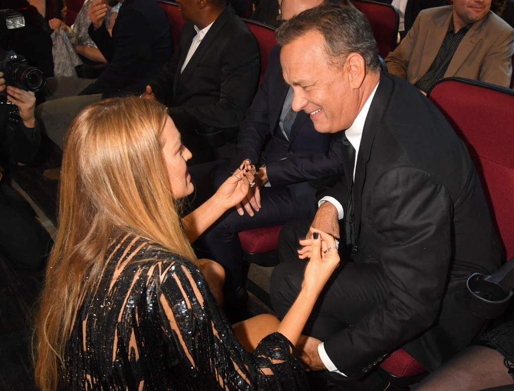 Pictured: Blake Lively and Tom Hanks