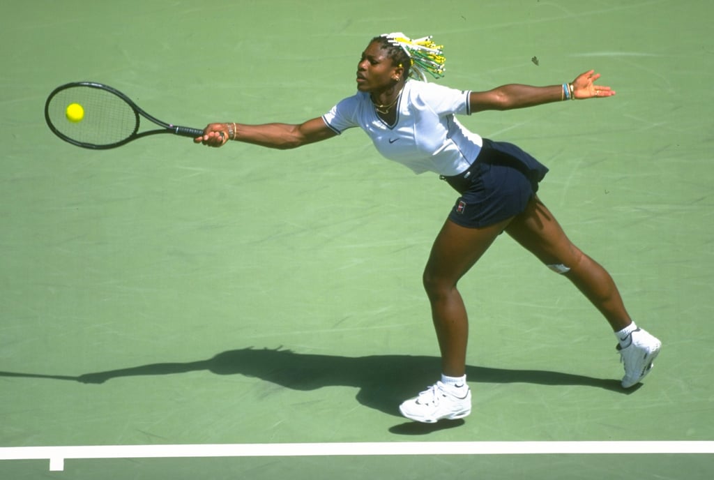Serena Williams Competing at the Australian Open in 1998