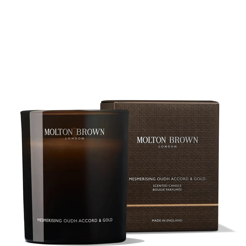 Molton Brown Mesmerising Oudh Accord and Gold Signature Scented Single Wick Candle