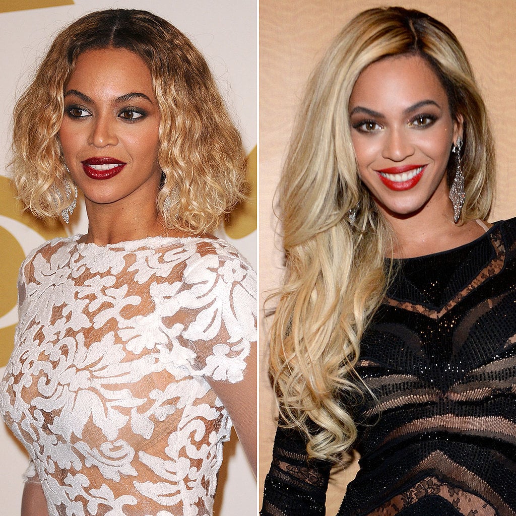 Beyoncé pulled off a quick change this week, appearing with an extralong style just days after the Grammys. Our readers had many different comments about the style, but we all agree that she looks gorgeous with or without the excess inches.