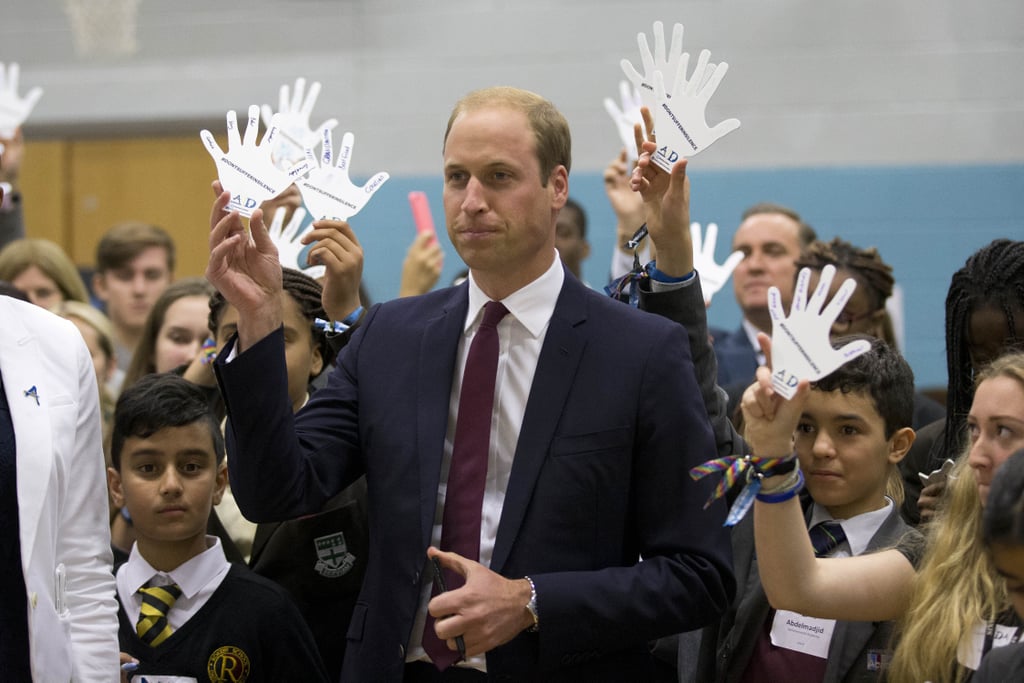 Prince William Visits School in Hammersmith September 2015