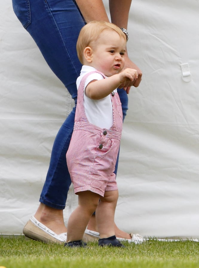 When He Walked Around Holding His Mom's Hand