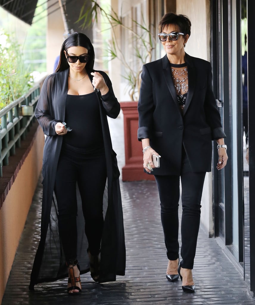 Kim Kardashian and Kris Jenner in LA August 2015 | Pictures