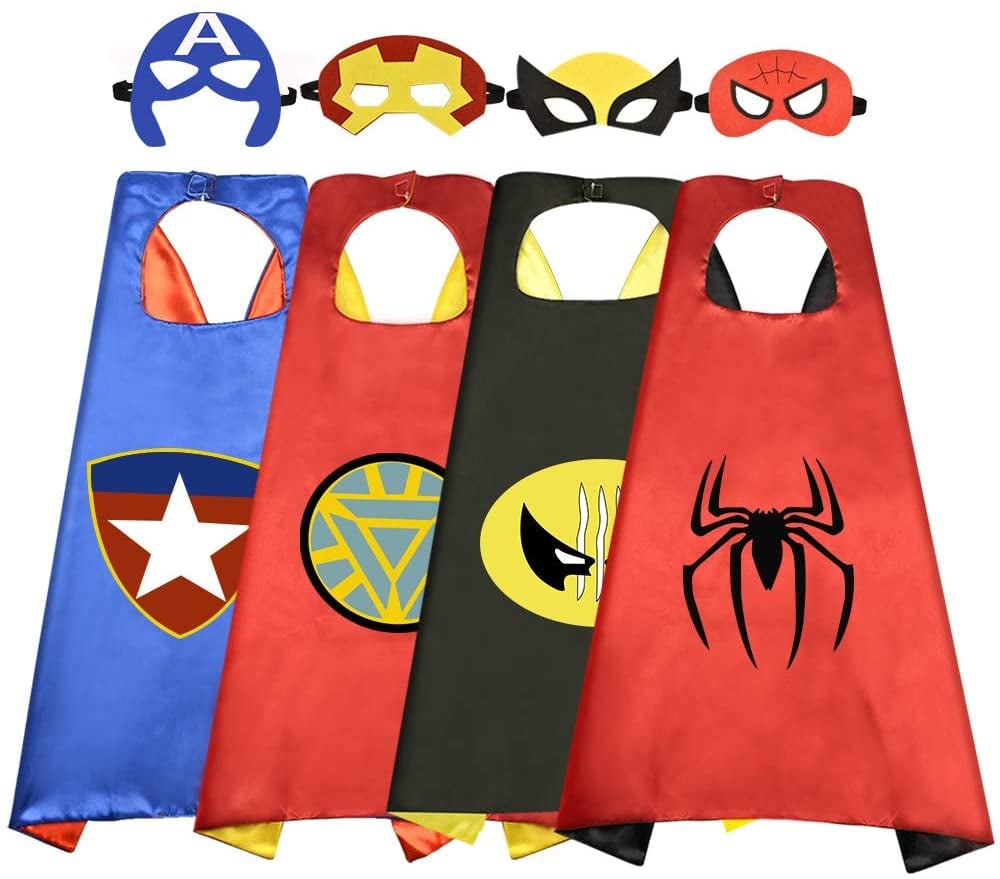 Superhero Capes for Kids 3-10 Years Old