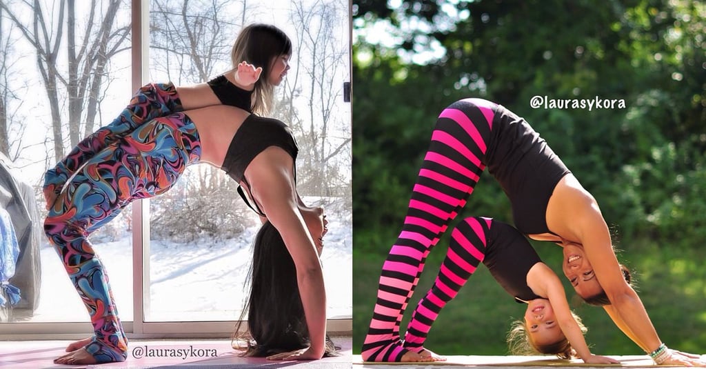 Mom and Daughter Yoga Photos