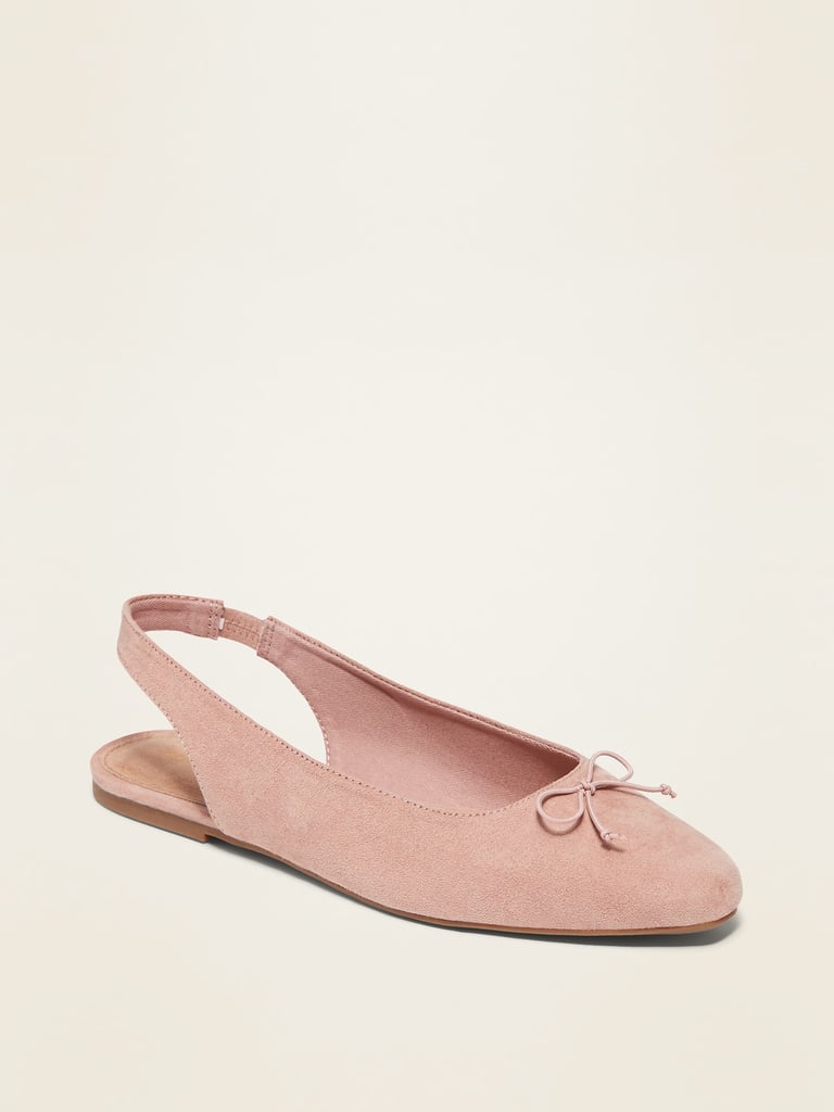 Old Navy Faux-Suede Slingback Flats