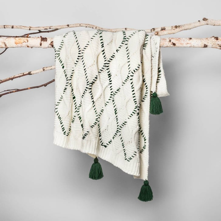 Hearth & Hand With Magnolia Woven Tassel Throw Blanket Joanna Gaines