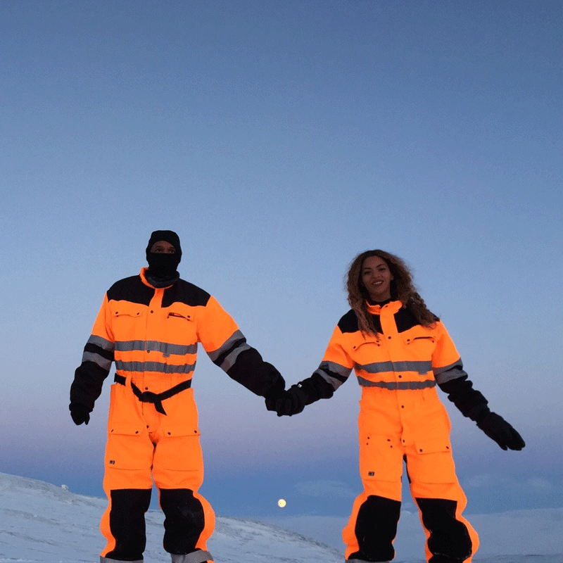 Beyonce and Jay Z's Holiday Pictures in Iceland