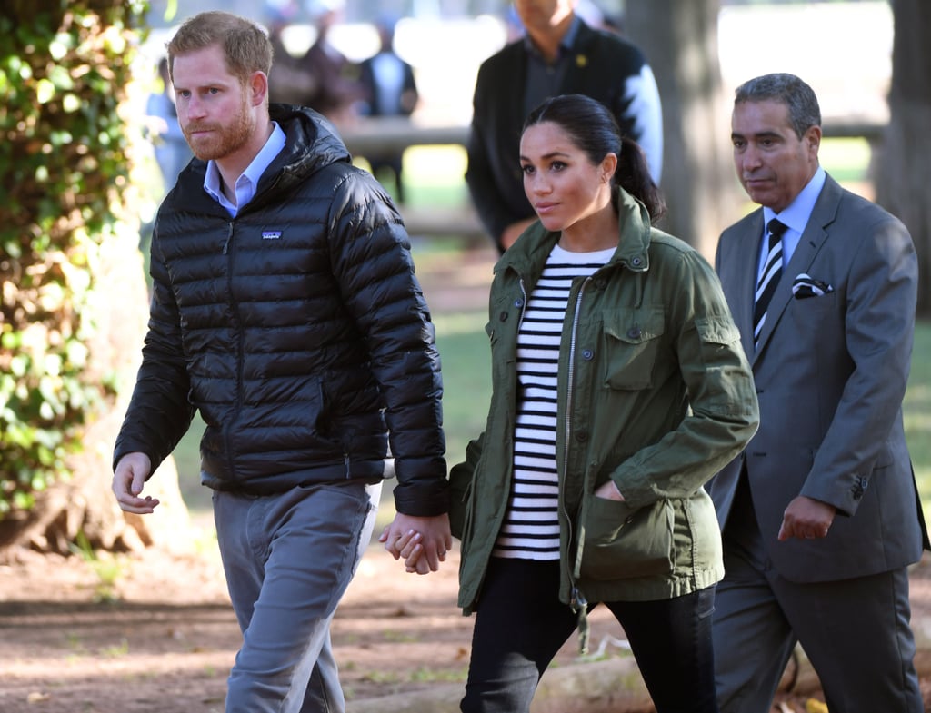 Meghan and Harry With Horses on Morocco Tour February 2019