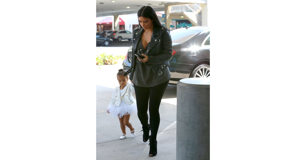 Kim Kardashian And North West Going To Dance Class