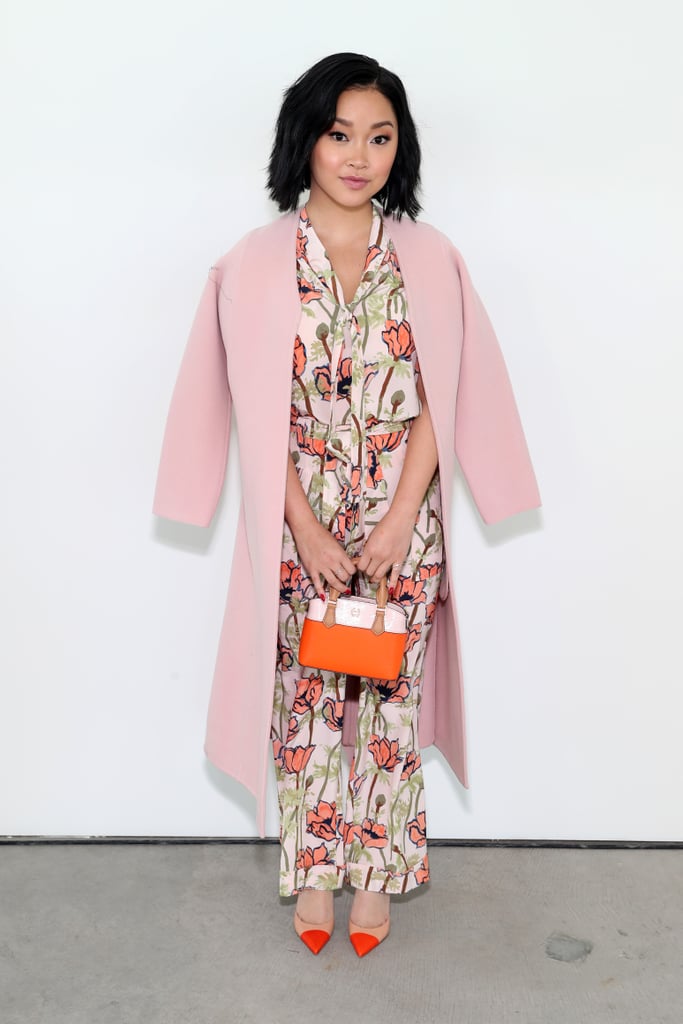 Attending the F/W 2019 Tory Burch show in a head-to-toe look from the brand.
