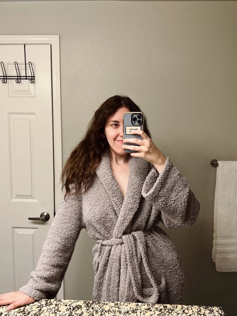 Barefoot Dreams Gender Inclusive CozyChic Robe ($83, originally $138) 
A favorite among celebrities like Rachel Zoe and our own editorial team, this robe is cuddly-soft and warm. It's perfect for wrapping up in during chilly winter evenings and mornings. Our former assistant shopping editor insists it's "the epitome of cozy luxury." For more details, check out our Barefoot Dreams Gender Inclusive CozyChic Robe review. 
Editor Quote: "The obvious answer is that I love how ridiculously cozy and comforting this robe feels while on — it's genuinely the softest thing in my entire apartment, and oftentimes even feels warmer than some of my larger blankets. The style is made from a plush polyester microfiber material that's irresistibly cozy and somehow manages to relax my body the moment I put it on; literally any tensions within my body become relieved. But the deeper, much more layered answer, is that I appreciate just how much this robe has managed to elevate my post-shower routine." — Kyley Warren, former assistant shopping editor
