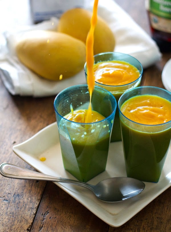 A papaya mango smoothie in your brunch spread is so deliciously sweet and healthy.