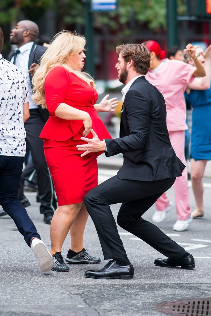 Liam Hemsworth on Isn't It Romantic Set Pictures July 2018 Liam Hemsworth on Isn't It Romantic Set Pictures July 2018