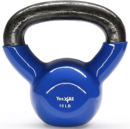 Yes4All Vinyl Coated Kettlebell Weights