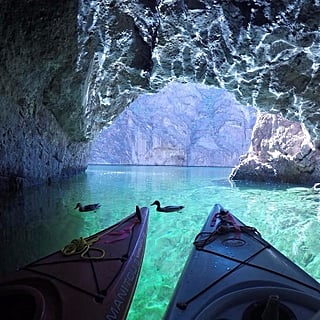 Escape Vegas and Paddle Your Way to This Nearby Emerald Cave