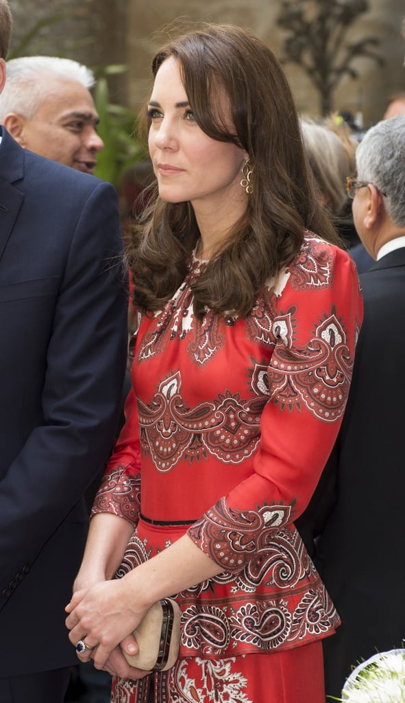 Kate Middleton Wears Alexander McQueen Dress in Mumbai