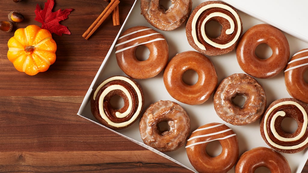 Krispy Kreme's New Pumpkin Spice Cinnamon Roll Doughnuts ...