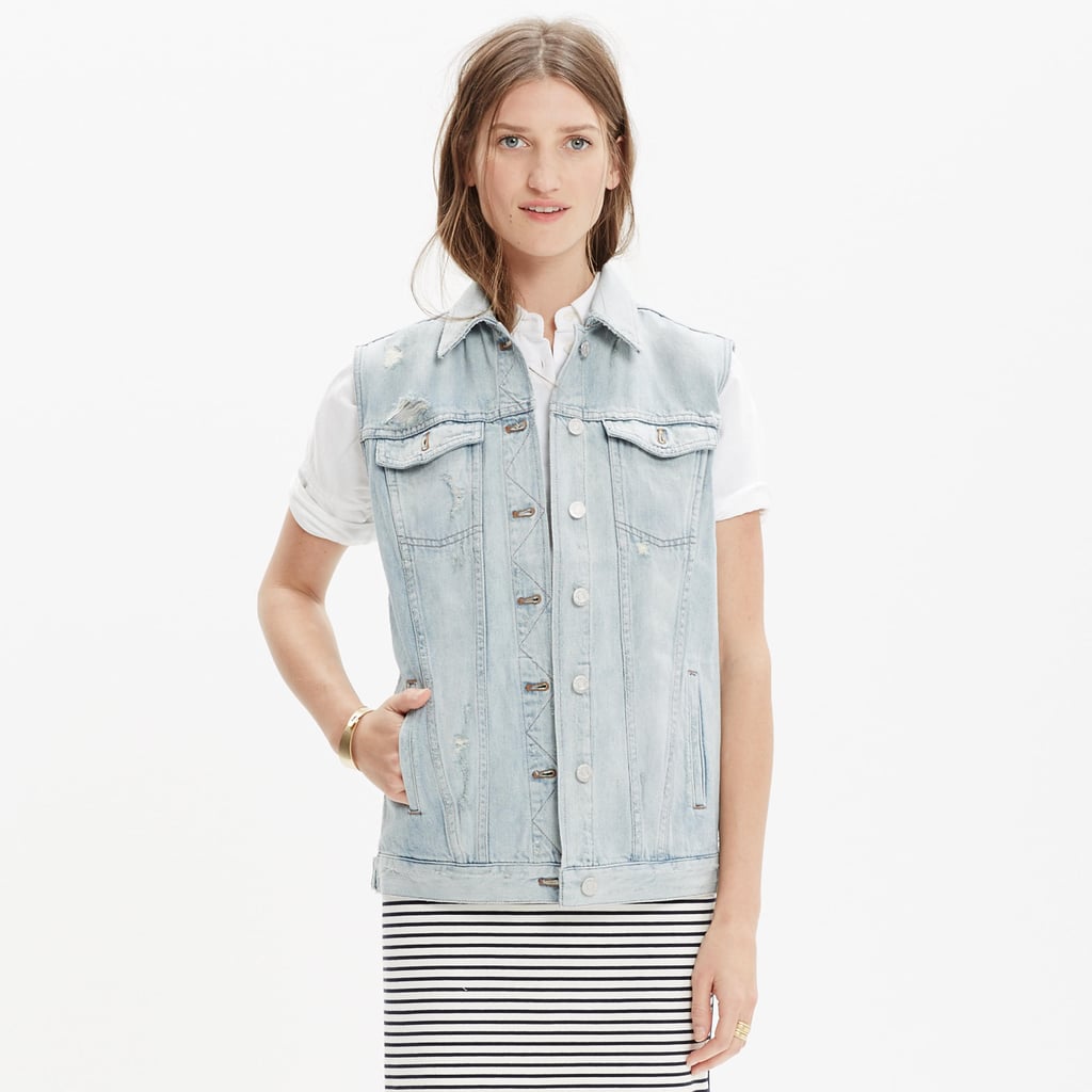 Oversize Jean Vest