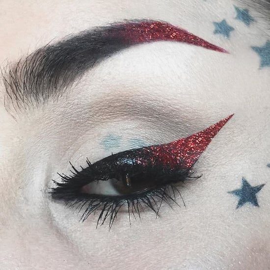 Kat Von D Red Glitter Cat Eye