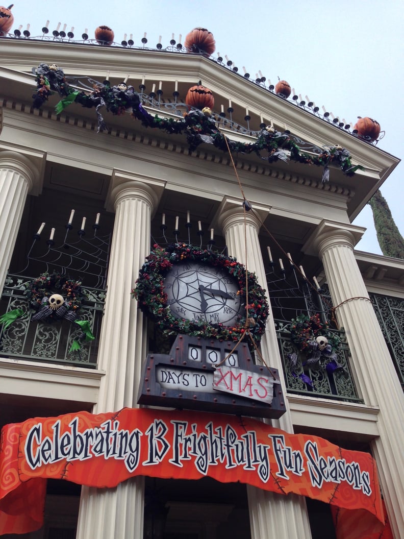 The Haunted Mansion gets a Nightmare Before Christmas makeover every Fall.