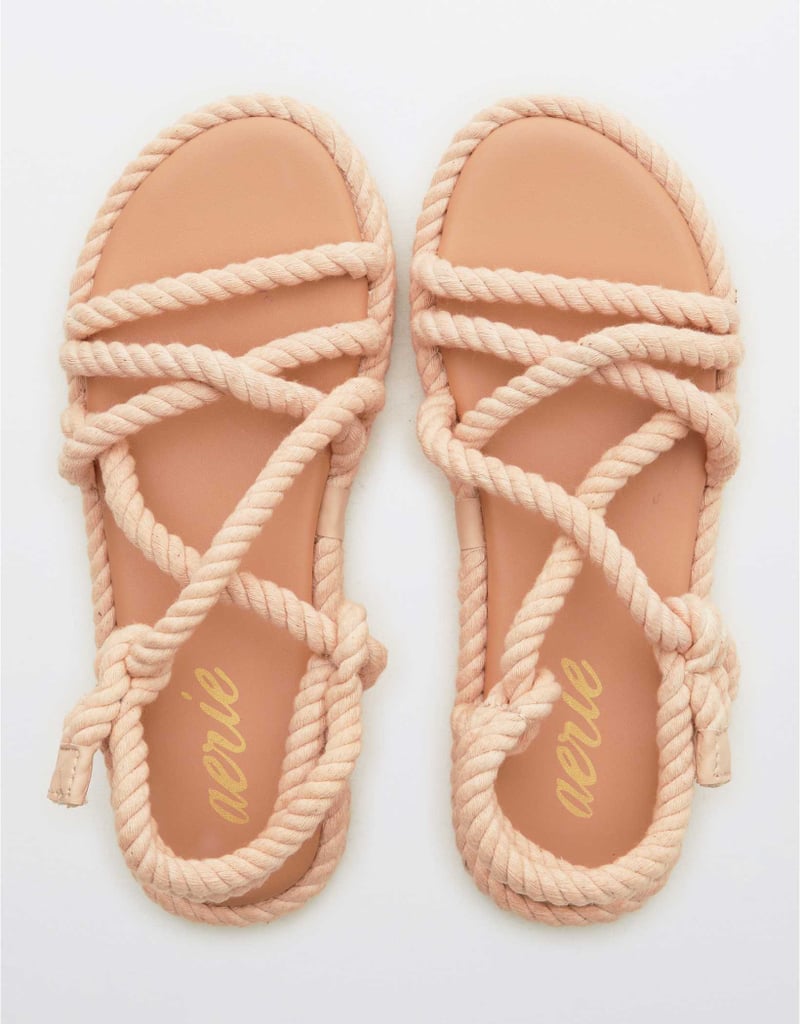 Comfy and Cute: Aerie Braided Espadrille Sandal